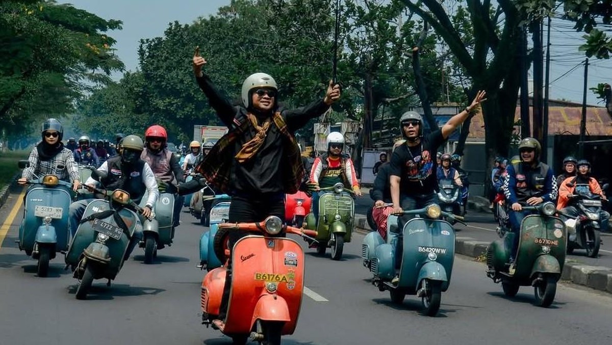 Komunitas 60s Vespa Bandung