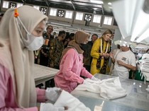 Ratu Maxima Kunjungi Pabrik Garmen di Sragen