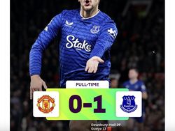 Meme Kocak MU Dikalahkan Everton Pakai 10 Pemain