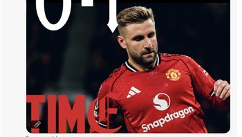 Kalah di kandang, tulis akun resmi Manchester United di X. Foto: X.com