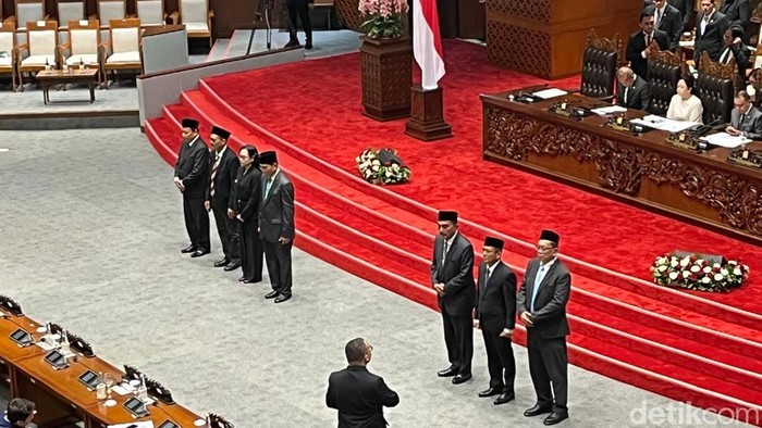 Paripurna DPR setujui 7 anggota Komisi Yudisial periode 2025-2030. (Anggi/detikcom)