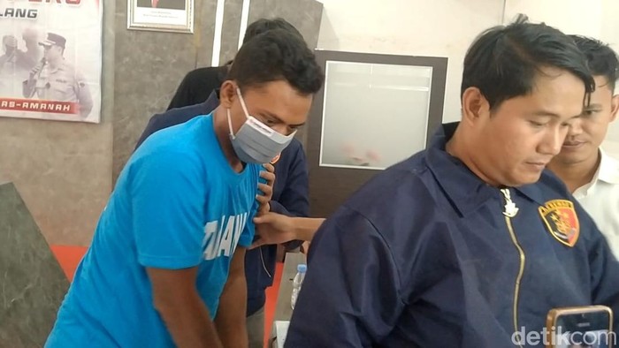 Rilis kasus pembunuhan seorang wanita di Polres Pemalang, Selasa (25/11/2025).