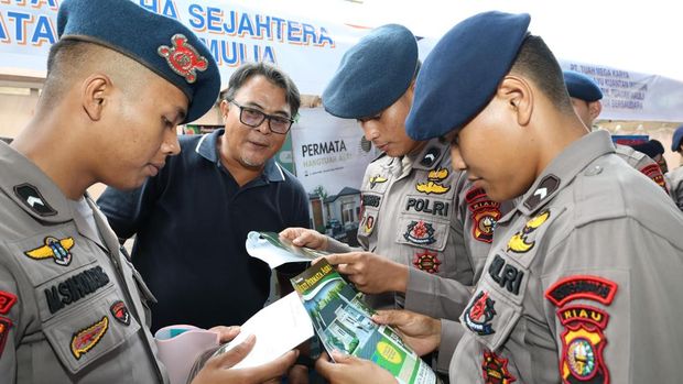 Polda Riau membuka property expo, menghadirkan rumah layak huni bagi personel
