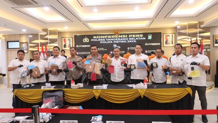 Polres Tangsel rilis kasus narkoba selama periode Oktober-November