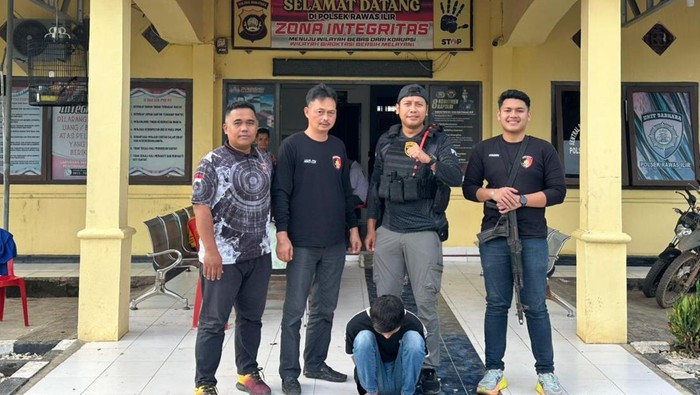 Preman yang melakukan pemerasan-penganiayaan di Muratara saat ditangkap polisi