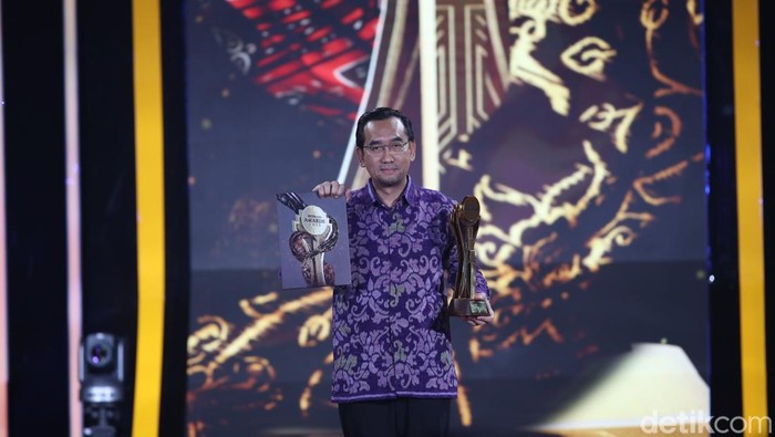 Rektor Universitas Brawijaya, Prof. Widodo dalam detikcom Awards 2025.