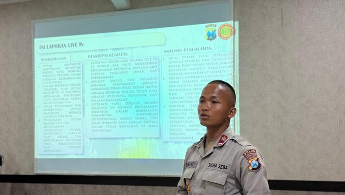 SPN Polda Jatim di Mojokerto menerapkan metode pembelajaran live in