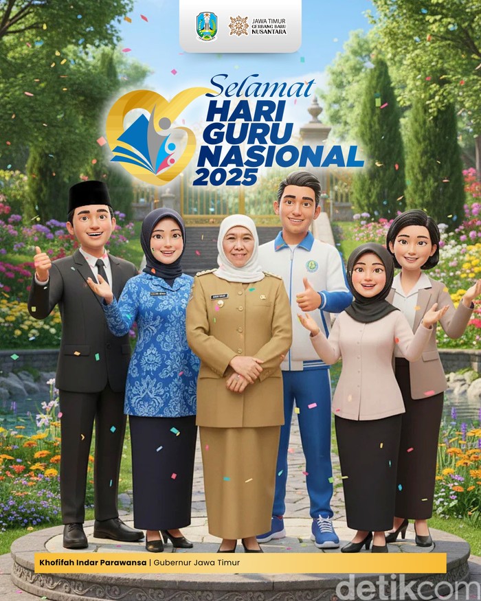 Ucapan Hari Guru Nasional dari Gubernur Khofifah
