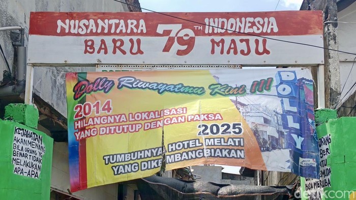 Warga Resah Aktivitas Prostitusi Diduga Masih Berlangsung di Dolly, RT Pasang Spanduk Protes