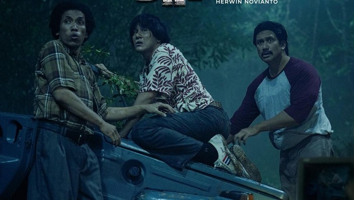 First look Desta, Vino G Bastian, dan Tora Sudiro di Warkop DKI Reborn.