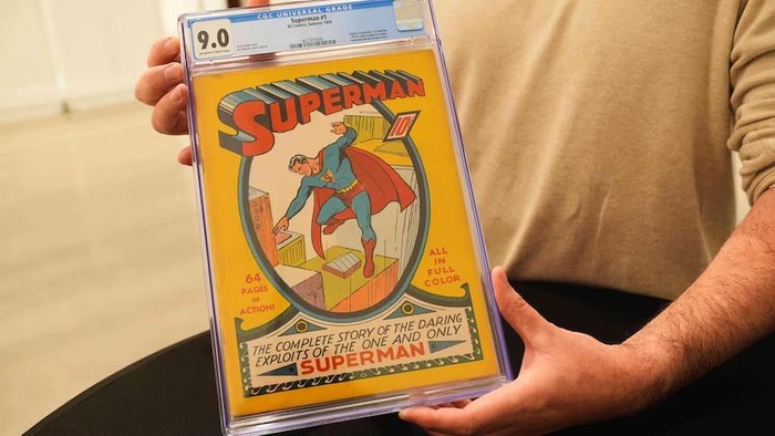 Dunia Hari Ini: Superman Edisi Pertama Jadi Komik Termahal yang Pernah Terjual