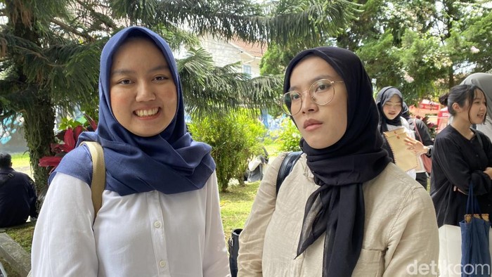 Arinda dan Vivi di Career Day Kota Sukabumi