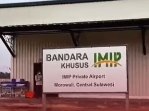 Bandara IMIP Morowali Beroperasi Tanpa Petugas Negara, Bak Negara Dalam Negara