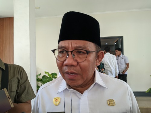 Bupati Lombok Utara, Najmul Akhyar, saat ditemui di Mataram, Rabu (26/11/2025). (Foto: Ahmad Viqi/detikBali)