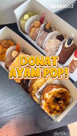 Video Antre 1 Jam Demi Donat Ayam Pop hingga Belgian Choco Viral