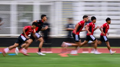 Garuda Muda Panaskan Persiapan SEA Games 2025 di Stadion Madya