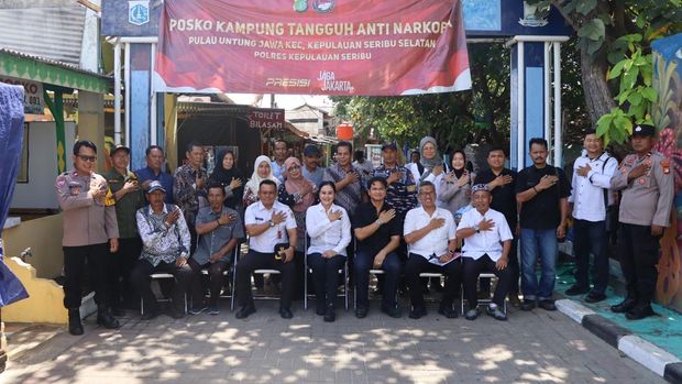 Kampung Tangguh Narkoba di Pulau Untung Jawa perkuat pencegahan narkoba.
