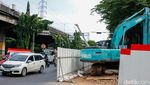 Lajur Menyempit di Jalan DI Panjaitan, Proyek Pipa Picu Kemacetan