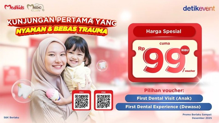 Senyum Sehat Harga Hemat! Promo First Dental Visit dari Medikids & MHDC Clinic