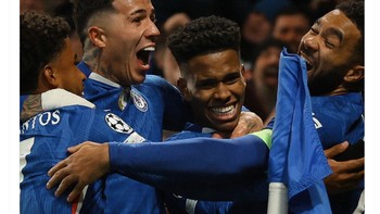 Sungguh malam yang menakjubkan bagi Chelsea. Foto: X.com