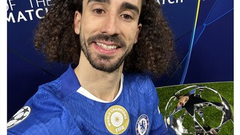 Marc Cucurella jadi Man of The Match berkat permainan gemilangnya. Foto: X.com