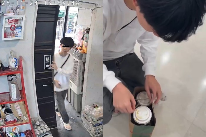 Heboh! Pengantar Makanan Ketahuan Cicip Minuman Pelanggan