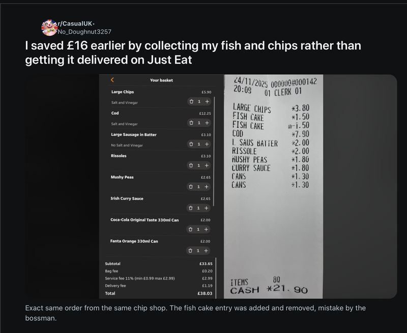 Pesan Fish and Chips via Online Bisa Lebih Mahal Hampir 2 Kali Lipat! Pesan Fish and Chips via Online Bisa Lebih Mahal Hampir 2 Kali Lipat!
