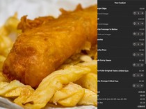 Pesan Fish and Chips via Online Bisa Lebih Mahal Hampir 2 Kali Lipat!