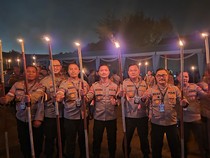 Kapolres Kediri Ikuti Malam Renungan Ksatria Bhayangkara