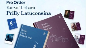 Omara juga memperlihatkan buku yang ditulis kekasihnya sudah bisa dipesan. 2. Preorder karya terbaru Prilly Latuconsina sekarang! Nov 25 - Dec 10. Harga dan benefits, jelasnya. Foto: dok instagram Prilly Latuconsina
