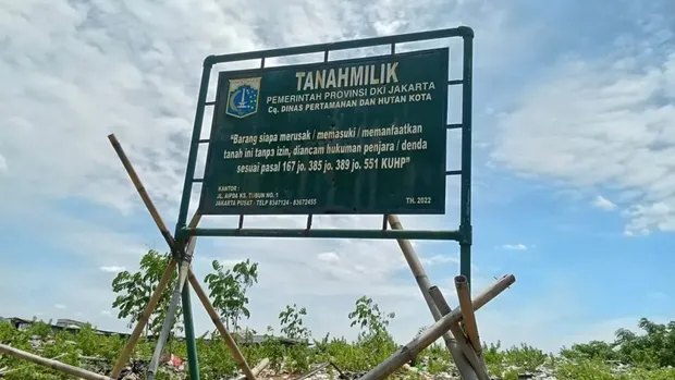 Sebanyak 127 KK di Kampung Bilik, Kalideres, Jakbar akan direlokasi karena lahan seluas 65 hektare itu akan dijadikan TPU. (Foto Antara)