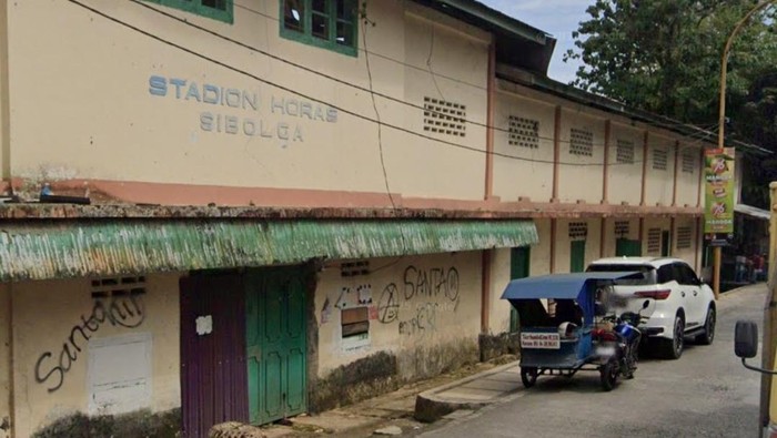 Stadion Horas di Kota Sibolga yang bakal direhabilitasi (Dok. Google Maps)