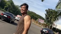 Ia juga gak mau aksinya menjadi viral. Foto: dok TikTok Gilang Seiya