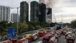 44 Orang Tewas Saat Kebakaran Lalap Apartemen Hong Kong