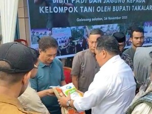 Dinas Pertanian Takalar Salurkan 273 Ton Bibit Beras-Jagung ke Petani di 2025