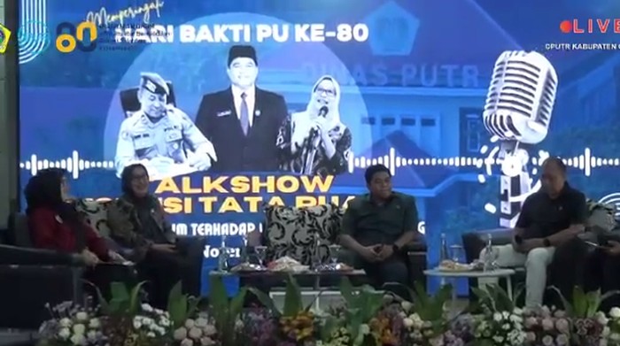 Dinas Pekerjaan Umum dan Tata Ruang (DPUTR) Kabupaten Gresik menggelar sosialisasi penegakan hukum terhadap pelanggaran tata ruang