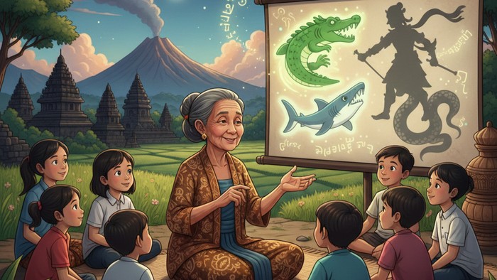 ILUSTRASI HARI DONGENG NASIONAL.