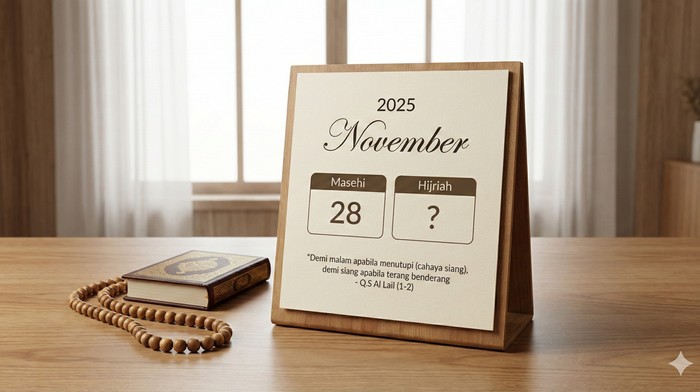 Ilustrasi kalender Hijriah