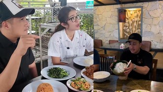 Irfan Hakim Puas Makan Nasi Bejeg hingga Pecak Gurame Saat Kulineran