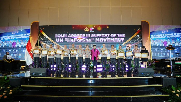 Kapolri Jenderal Listyo Sigit Prabowo menghadiri Polri HeForShe Awards 2025