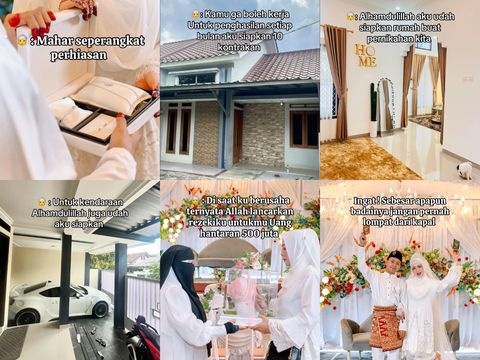 Wanita ini mengunggah seserahan pernikahannya mulai dari rumah siap huni, kendaraan pribadi, 10 unit kontrakan hingga uang Rp 500 Juta. Postingan tersebut langsung viral di TikTok.