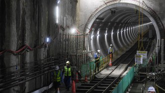 Terowongan MRT Bundaran HI-Kota Tersambung!