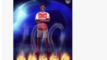 Menyala Arsenal. Foto: X.com