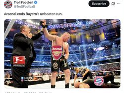 Meme Kesempurnaan Arsenal Usai Libas Bayern Munich