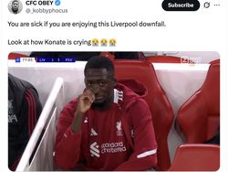 Meme Menohok Liverpool Digunduli PSV di Kandang Sendiri