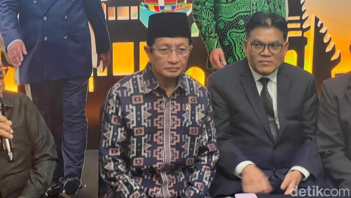Menag Nasaruddin Umar. (Adhfar Aulia Syuhada/detikcom)
