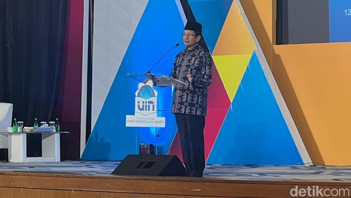 Menag Nasruddin Umar. (Adhfar Aulia Syuhada/detikcom)