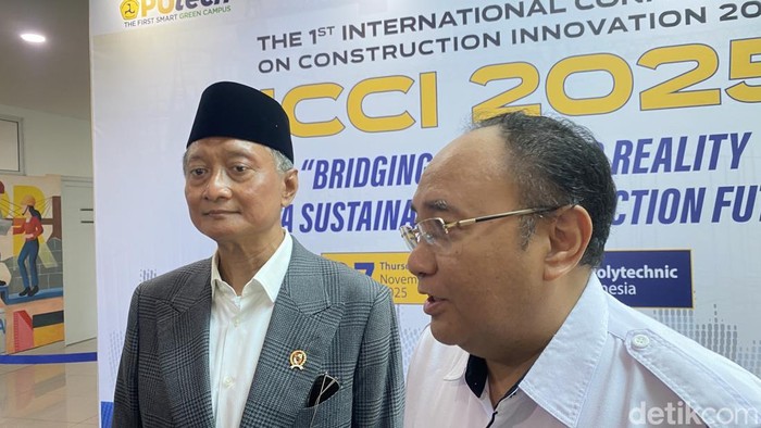 Menteri Pekerjaan Umum Republik Indonesia, Dody Hanggodo di Politeknik PU, Kecamatan Gayamsari, Kota Semarang, Kamis (27/11/2025).