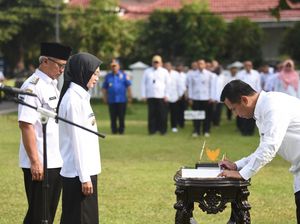 Perkuat Pengawasan, Mbak Wali Kota Kediri Tandatangani Piagam Audit Intern