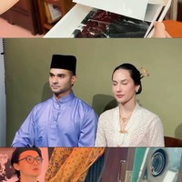 Pevita Pearce dan Mirzan Meer baru saja merayakan anniverary pernikahannya yang pertama. Keduanya memilih tampil tradisional kenakan busana adat. Foto: Instagram/@pevpearce